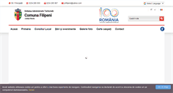 Desktop Screenshot of primariafilipeni.ro